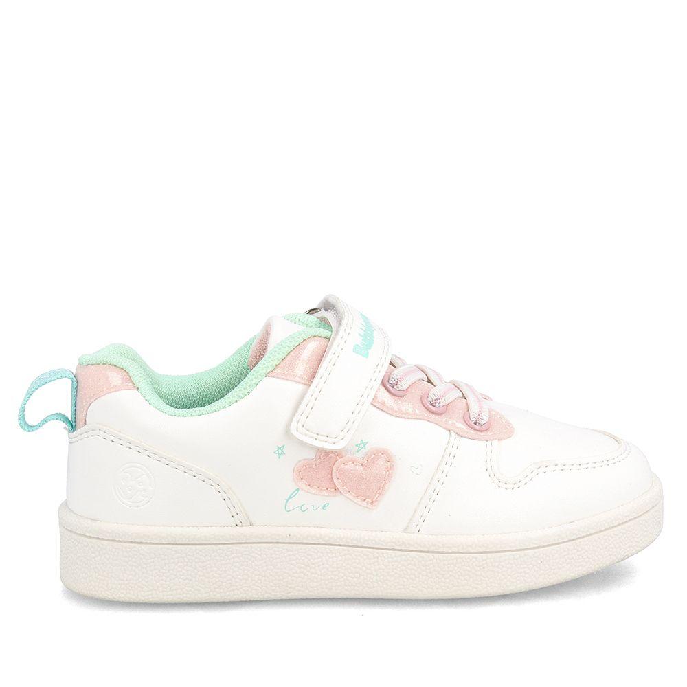 Zapatilla Niña Bubblegummers Clavel Blanco II-0