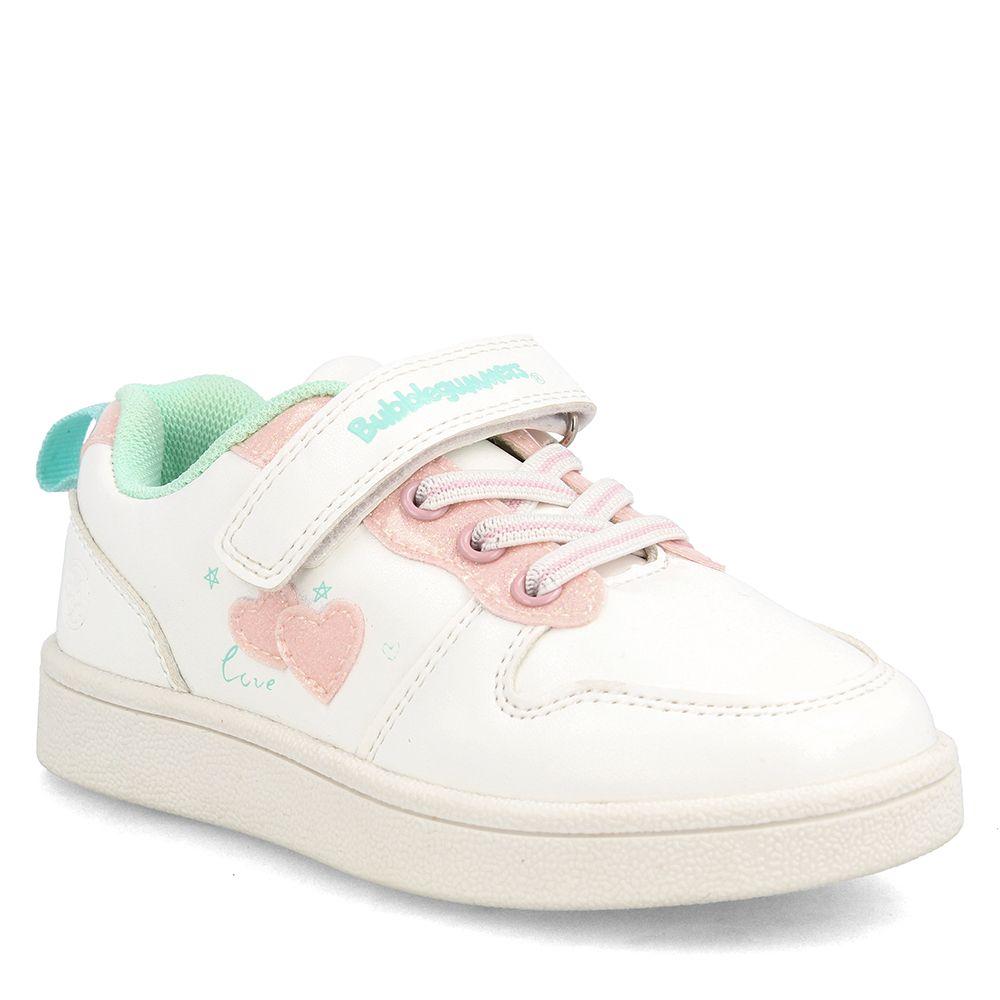 Zapatilla Niña Bubblegummers Clavel Blanco II-1