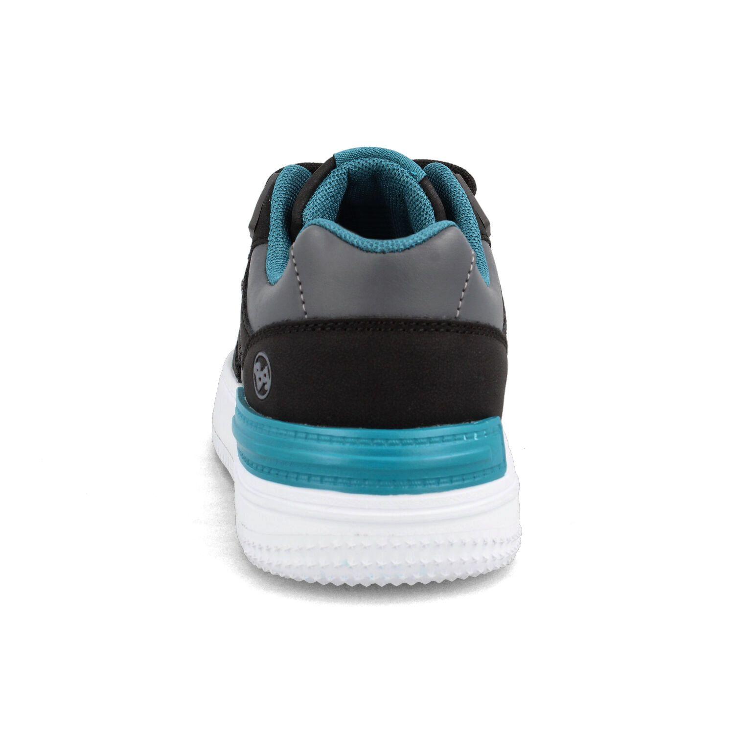 Zapatilla Niño Bubblegummers Aticus Negro-Gris-2