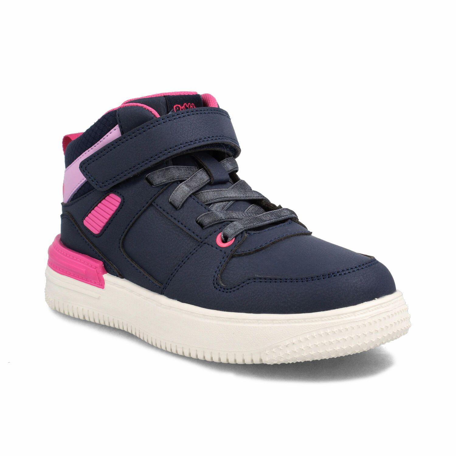 Zapatilla Niña Bubblegummers Aticuss Azul Marino - Fucsia-1