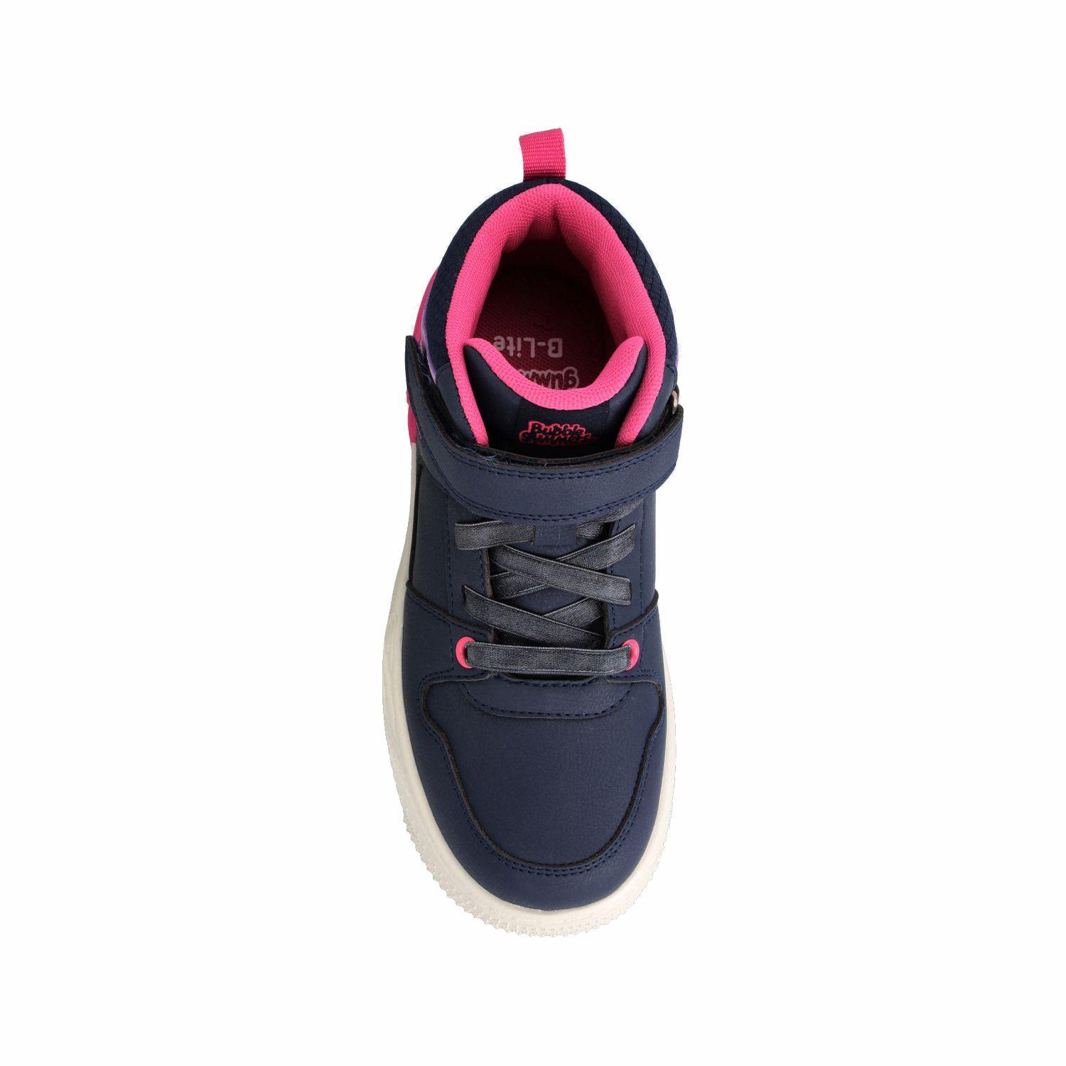 Zapatilla Niña Bubblegummers Aticuss Azul Marino - Fucsia-3