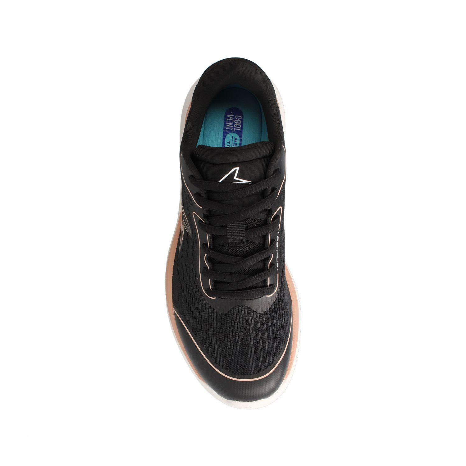 Zapatilla Mujer Power Primewalk+ 300 Koto Negro-Rosado-3