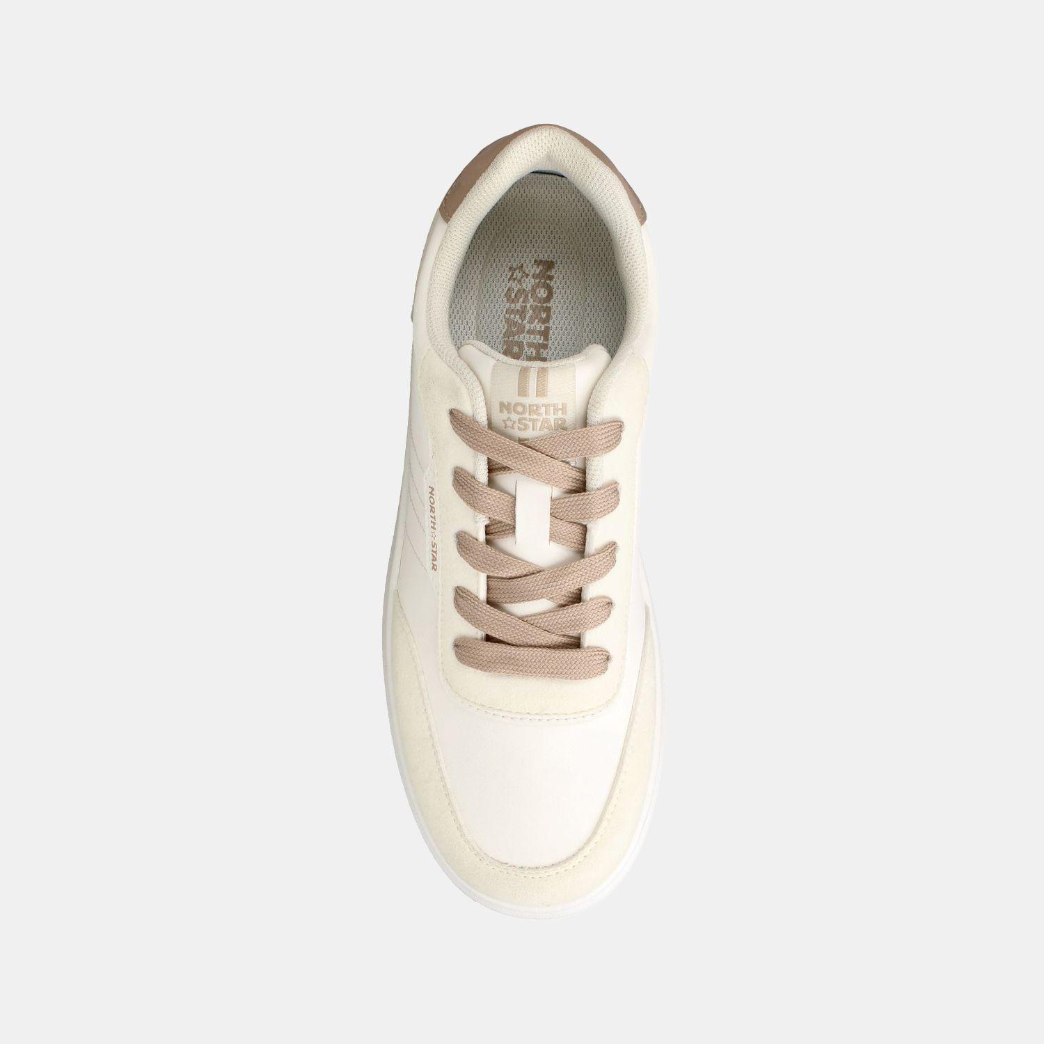 Zapatilla Mujer North Star New Skater Blanco-3
