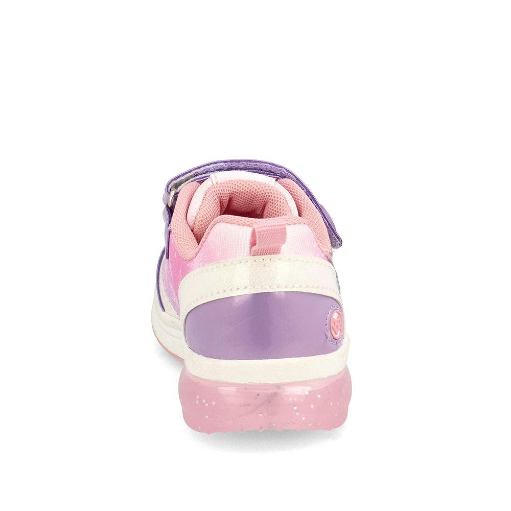 Zapatilla Niña Bubblegummers Luces Frozen Disney Lila-Blanco-2