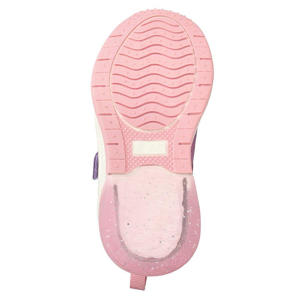 Zapatilla Niña Bubblegummers Luces Frozen Disney Lila-Blanco-6