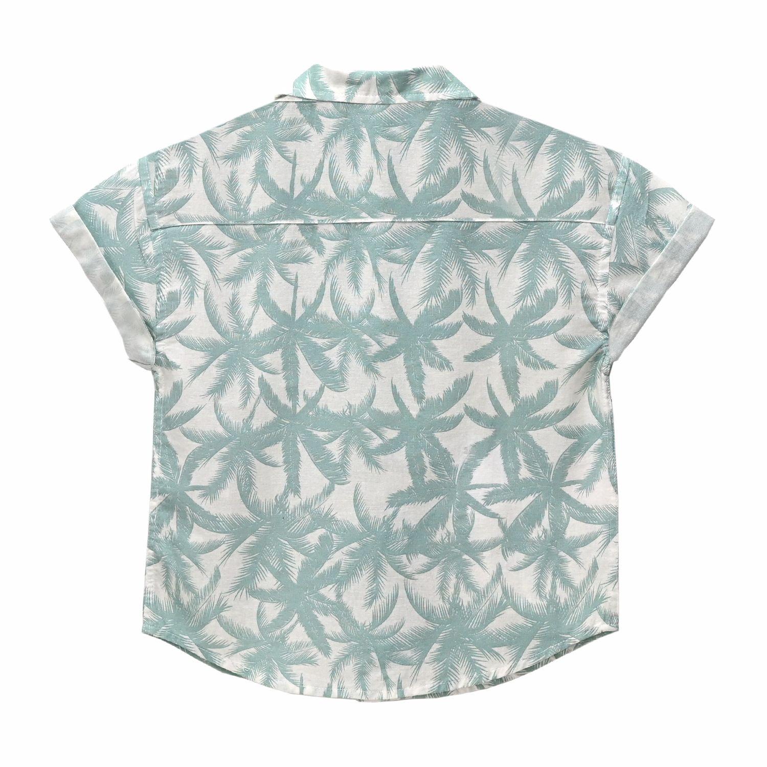 Camisa Niño Bubblegummers Palms Verde Teens-1