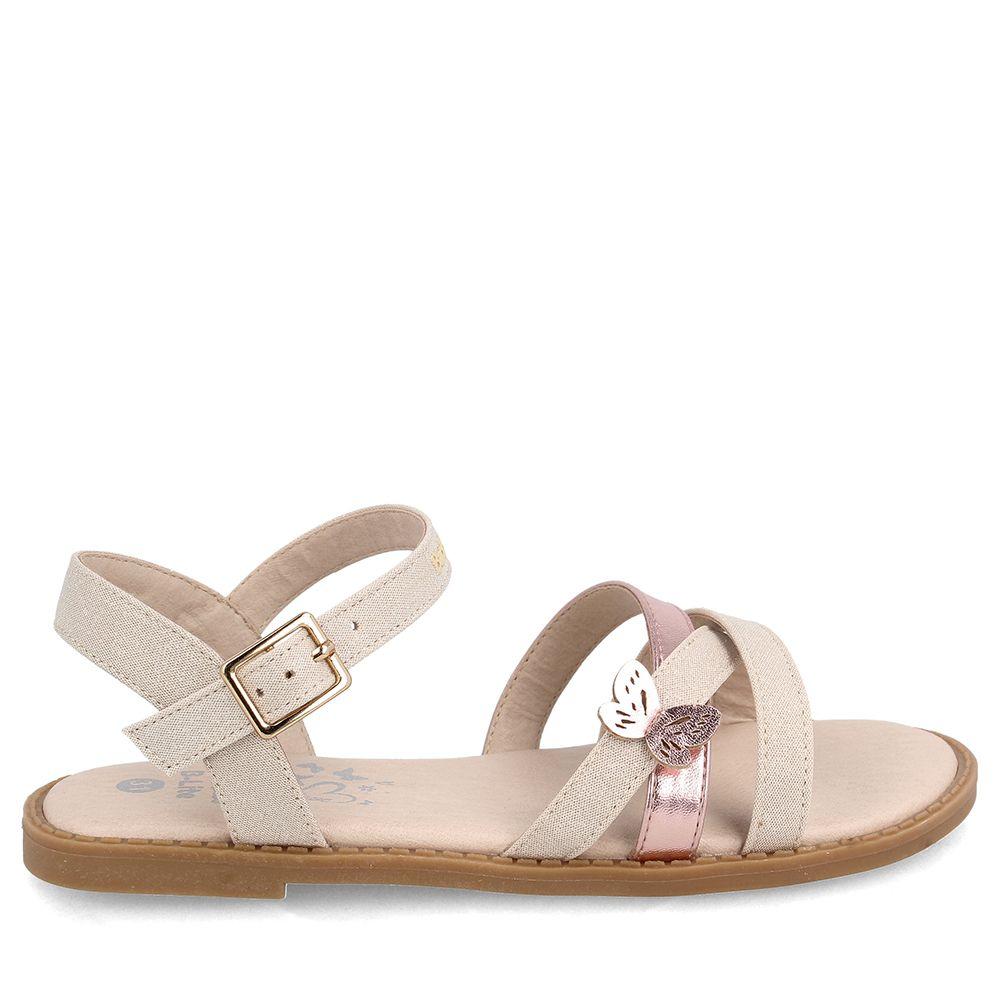SANDALIA NIÑA BUBBLEGUMMERS BEYONCE BEIGE 34-38-4