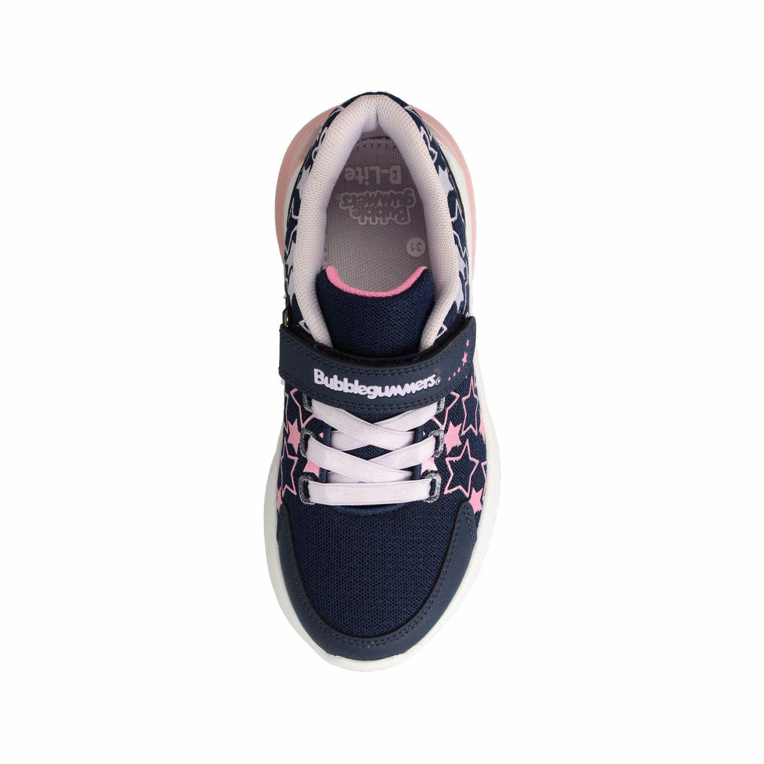 Zapatilla Niña Bubblegummers Flyn Azul Marino - Fucsia-3
