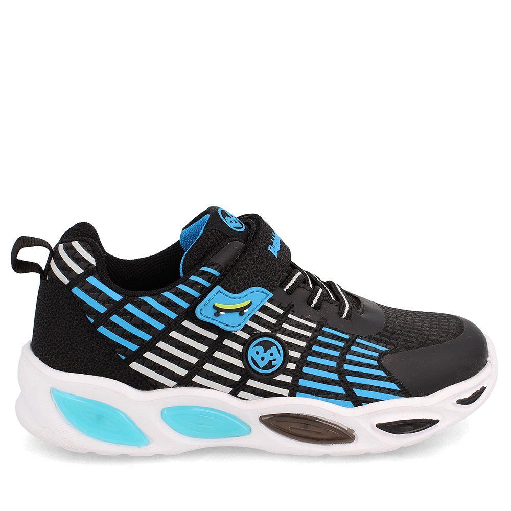 ZAPATILLA NIÑO BUBBLEGUMMERS KEPLER NEGRO - AZUL 26 - 29-4
