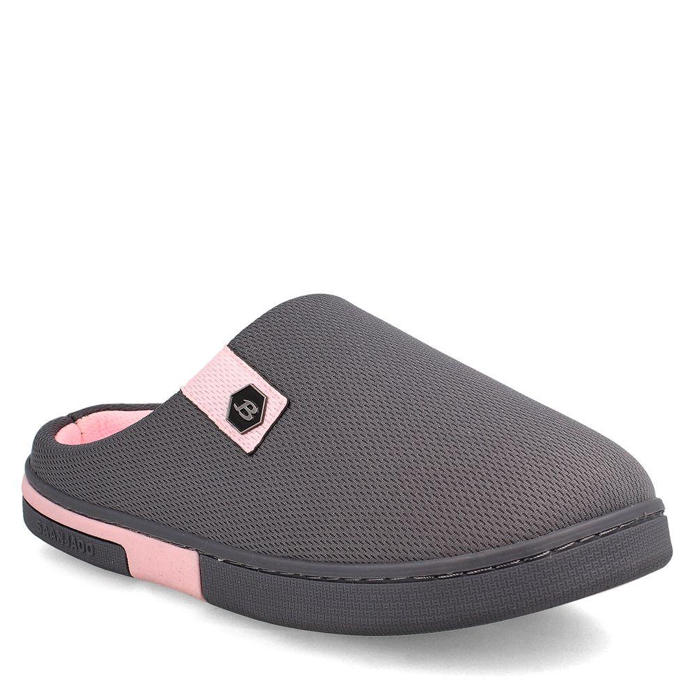 PANTUFLAS MUJER BATA INÉS GRIS-0