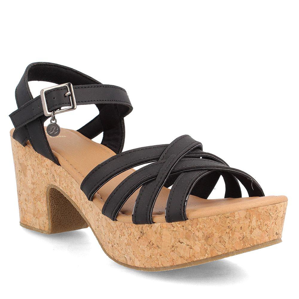 SANDALIA MUJER BATA FABIOLA NEGRO-0