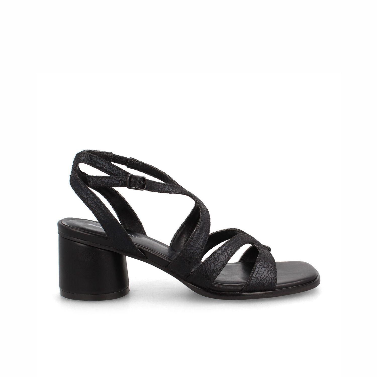 Sandalia Mujer Bata Gentian Negro-0