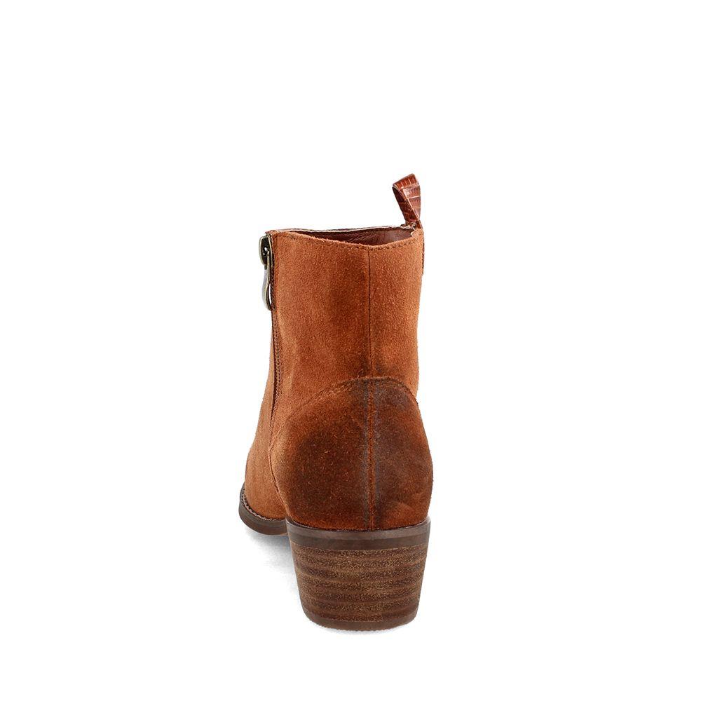 Botín Mujer Bata Real Camel-2