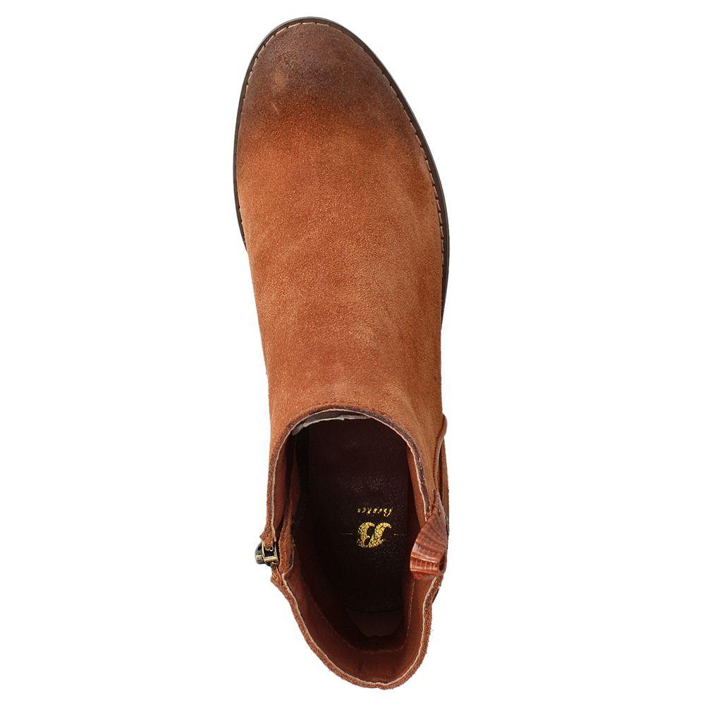 Botín Mujer Bata Real Camel-5