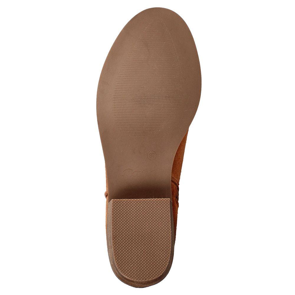 Botín Mujer Bata Real Camel-6