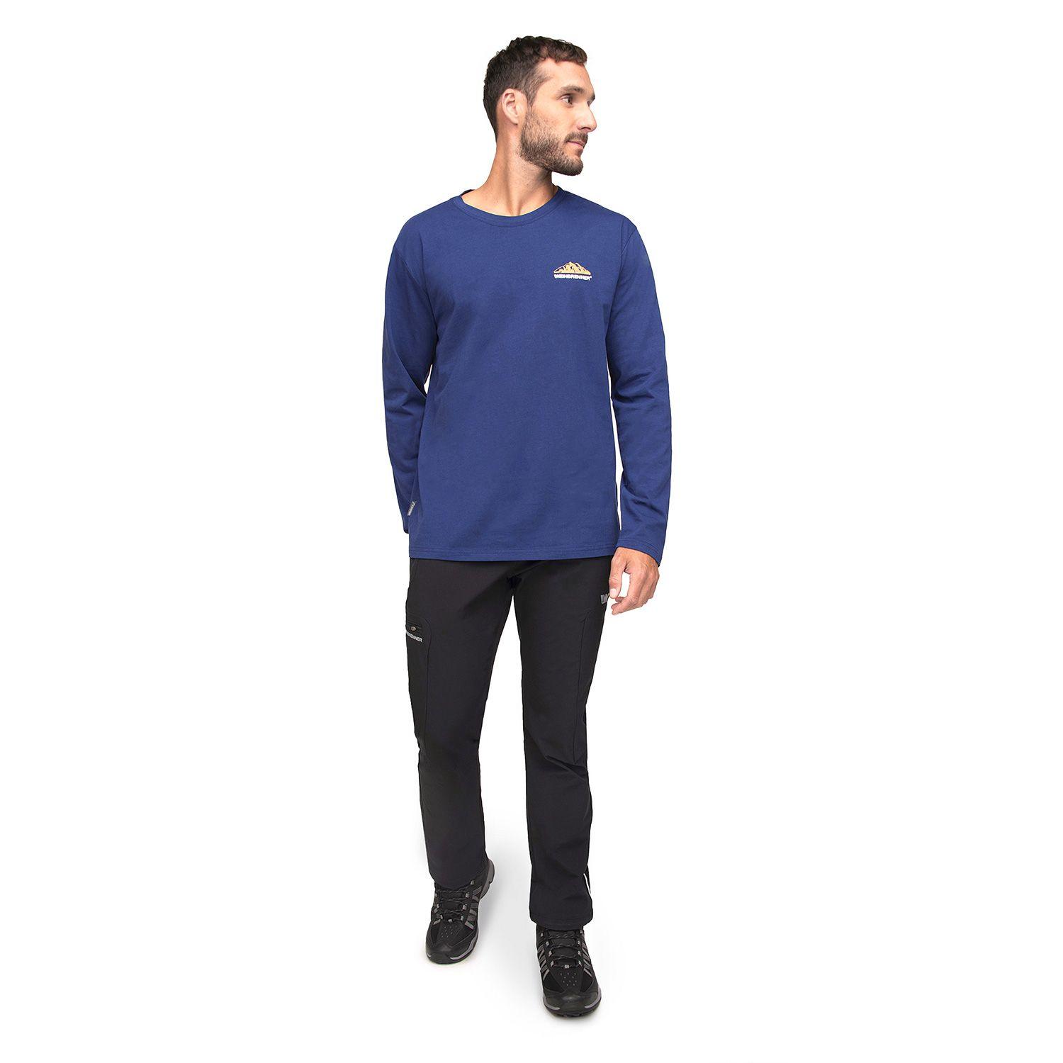 Polera Manga Larga Hombre Weinbrenner Mahe Azul Marino-3