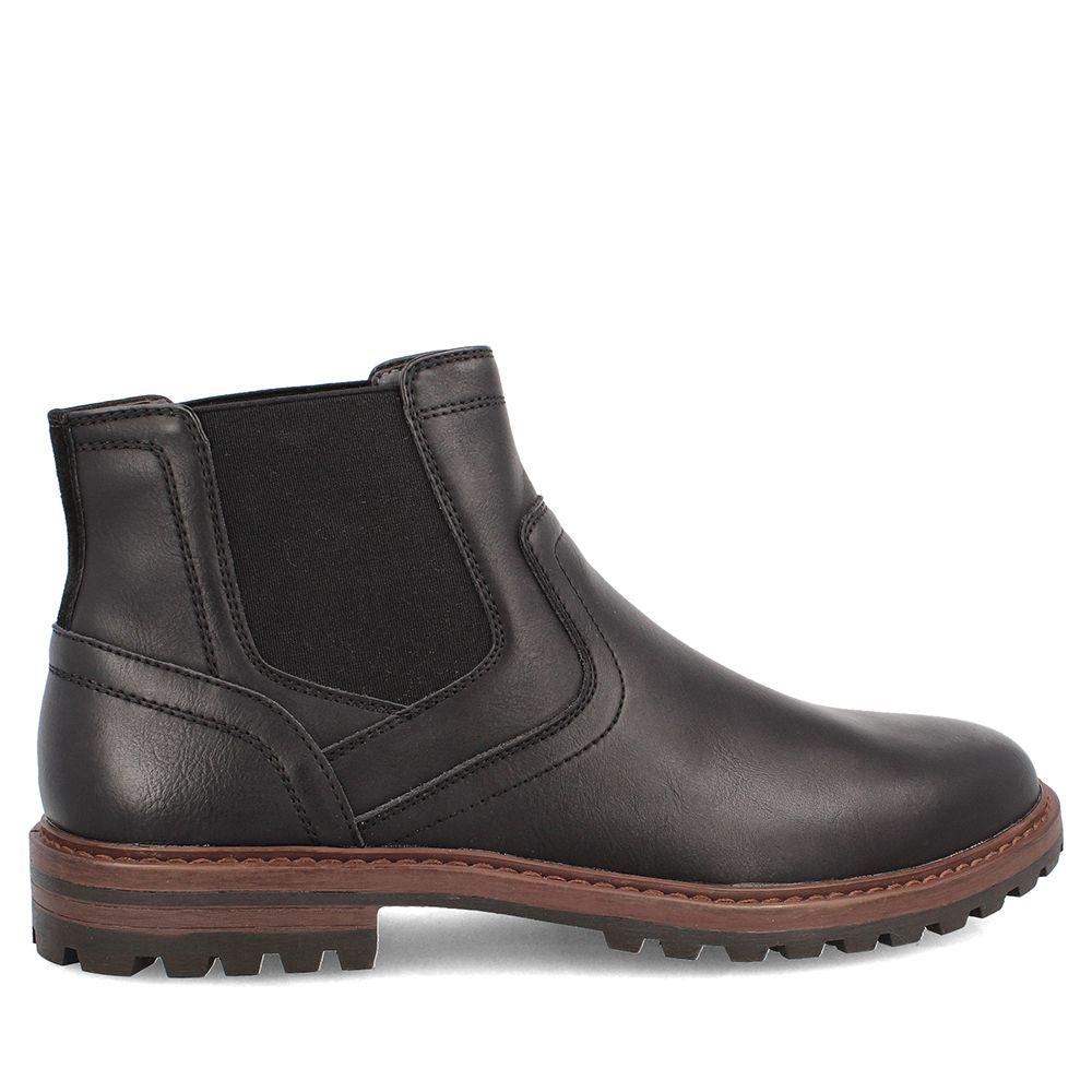 Botín Slip On Hombre Bata Deus Negro-4