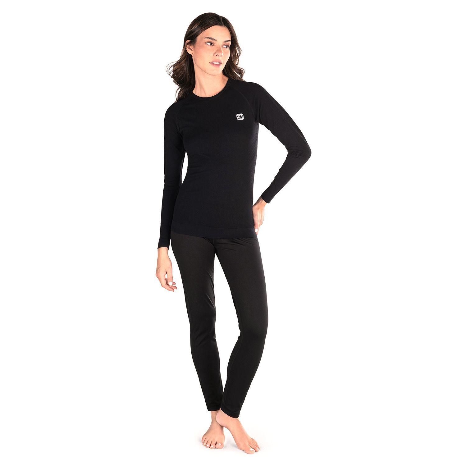 Primera Capa Mujer Weinbrenner First Layer Active Negro-3