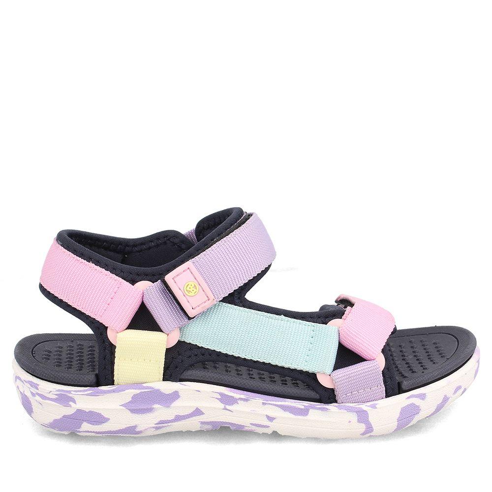 Sandalia  Niña Bubblegummers Hurley Lila-Rosado-4