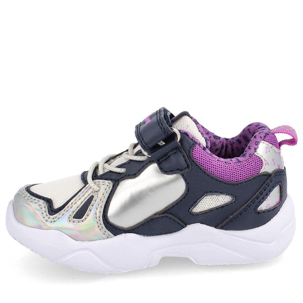 ZAPATILLA NIÑA BUBBLEGUMMERS RACQUET NAVY ROSADO 22 - 25-2