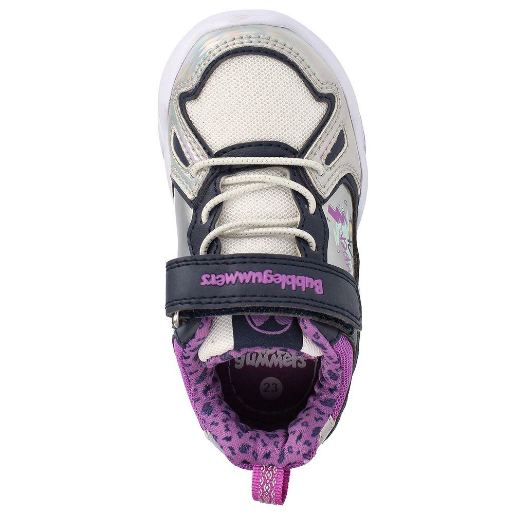 ZAPATILLA NIÑA BUBBLEGUMMERS RACQUET NAVY ROSADO 22 - 25-5