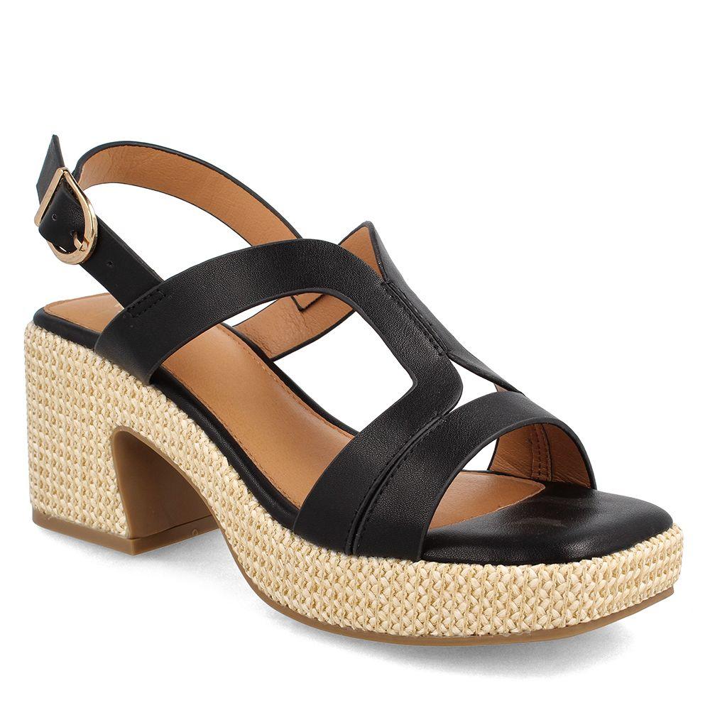 Sandalia Mujer Bata Fonk Negro-0