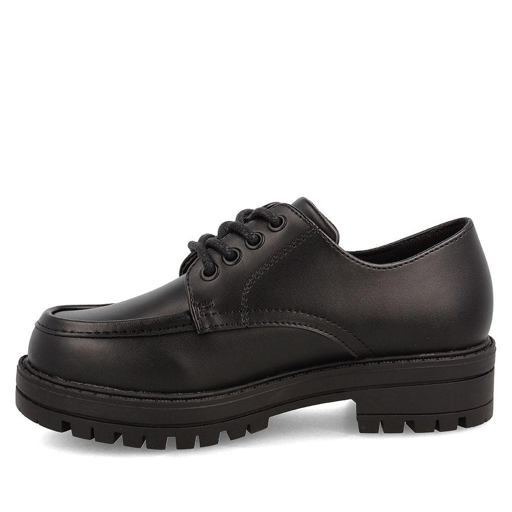 Zapato Escolar Niña Bubblegummers Candela Cordones Negro-1