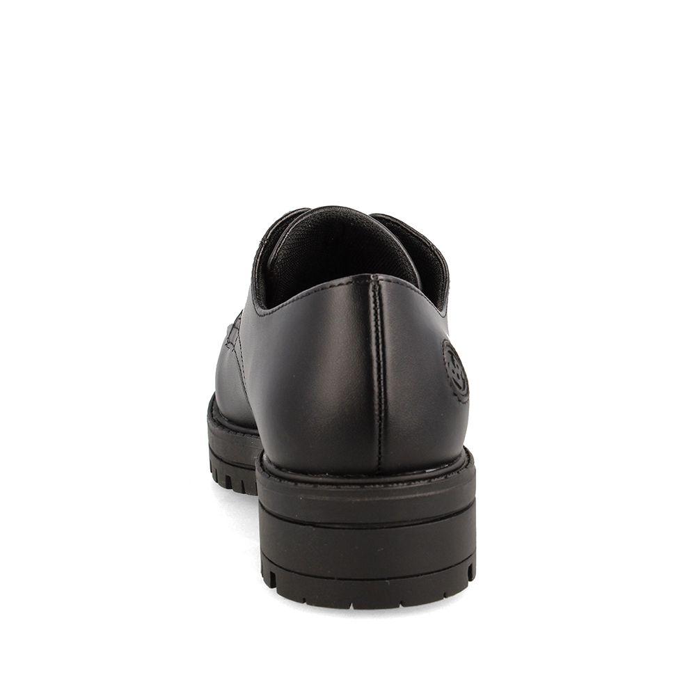 Zapato Escolar Niña Bubblegummers Candela Cordones Negro-2