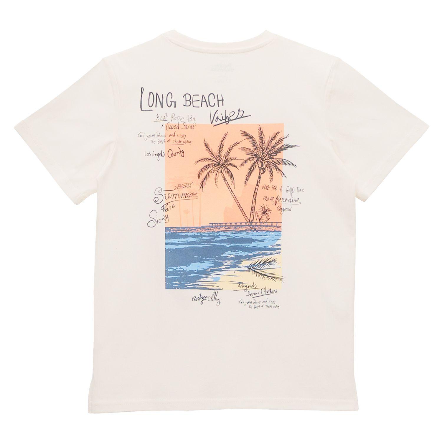 Polera Manga Corta Niño Bubblegummers Pepper Blanco-1