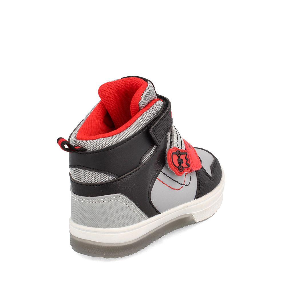 ZAPATILLA NIÑO BUBBLEGUMMERS NEON GRIS - NEGRO 22-25-3