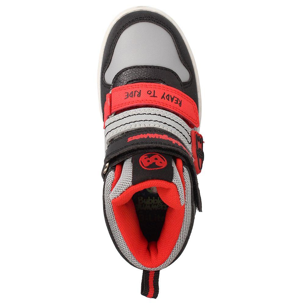 ZAPATILLA NIÑO BUBBLEGUMMERS NEON GRIS - NEGRO 22-25-5