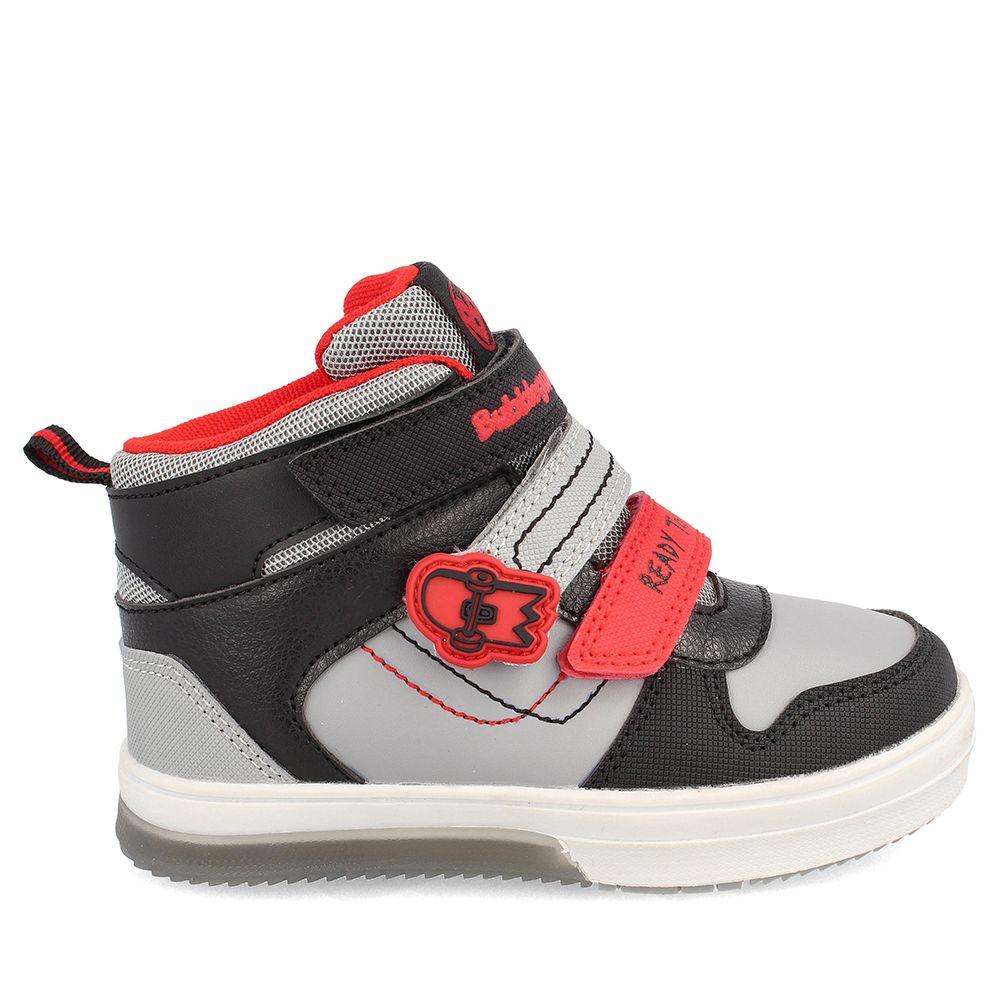 ZAPATILLA NIÑO BUBBLEGUMMERS NEON GRIS - NEGRO 22-25-0