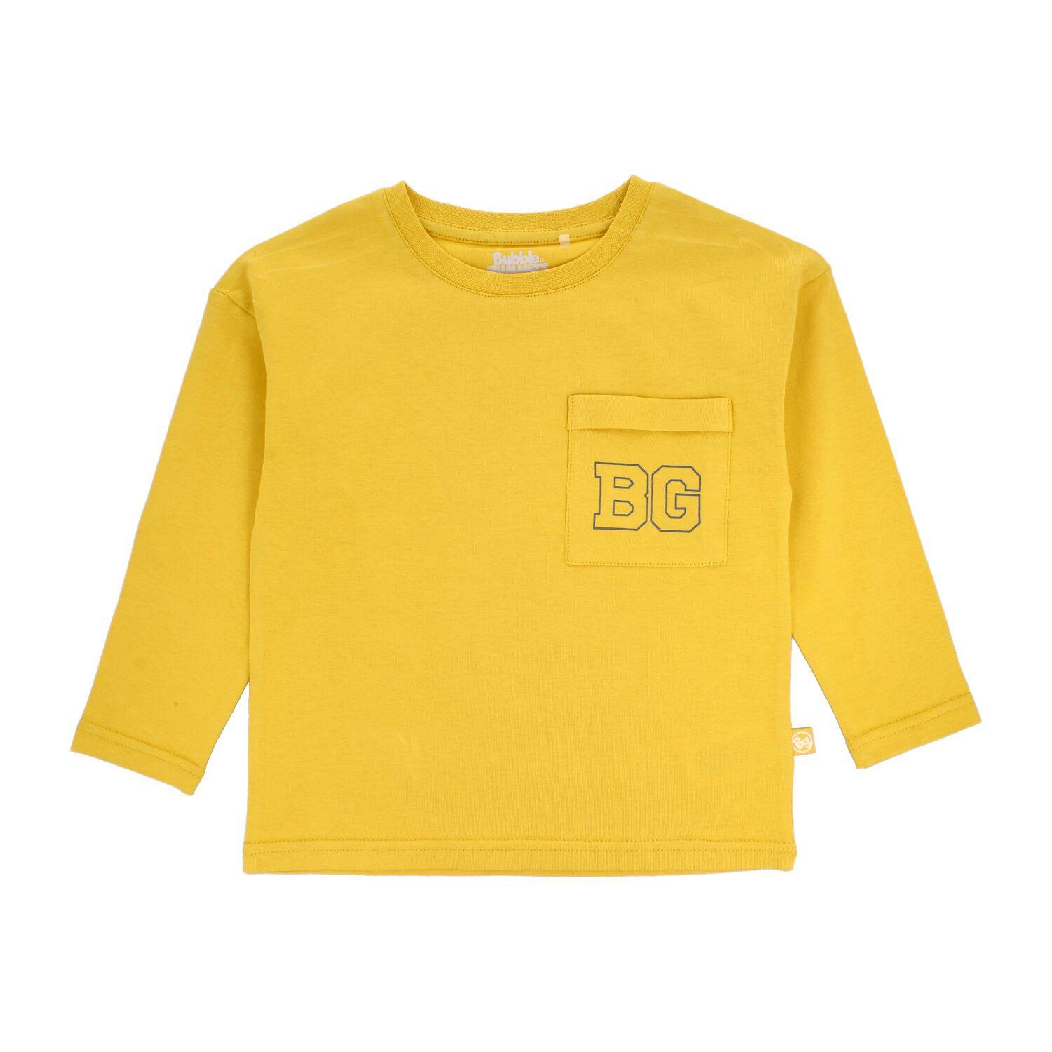 Poleras Manga Larga Niño Bubblegummers Igor Amarillo-0