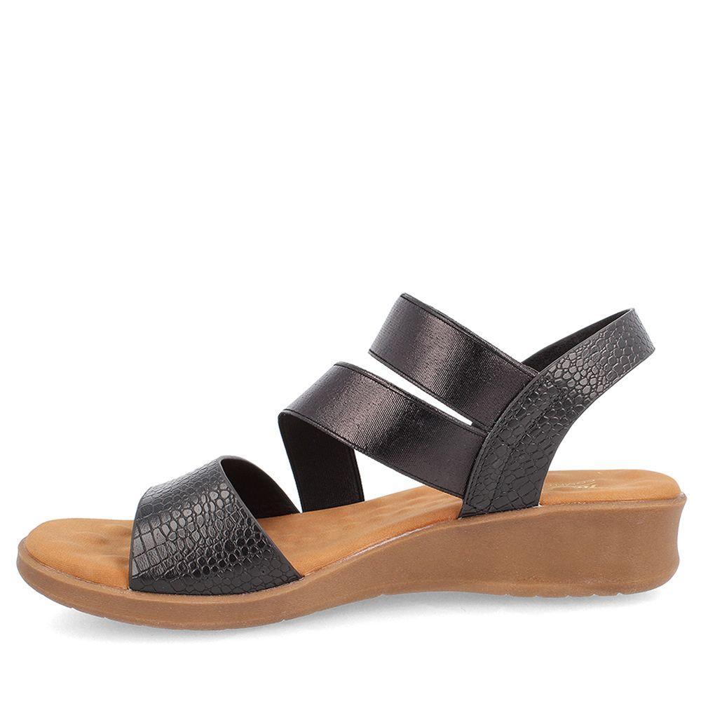 SANDALIA MUJER BATA COMFIT CERISE NEGRO-1