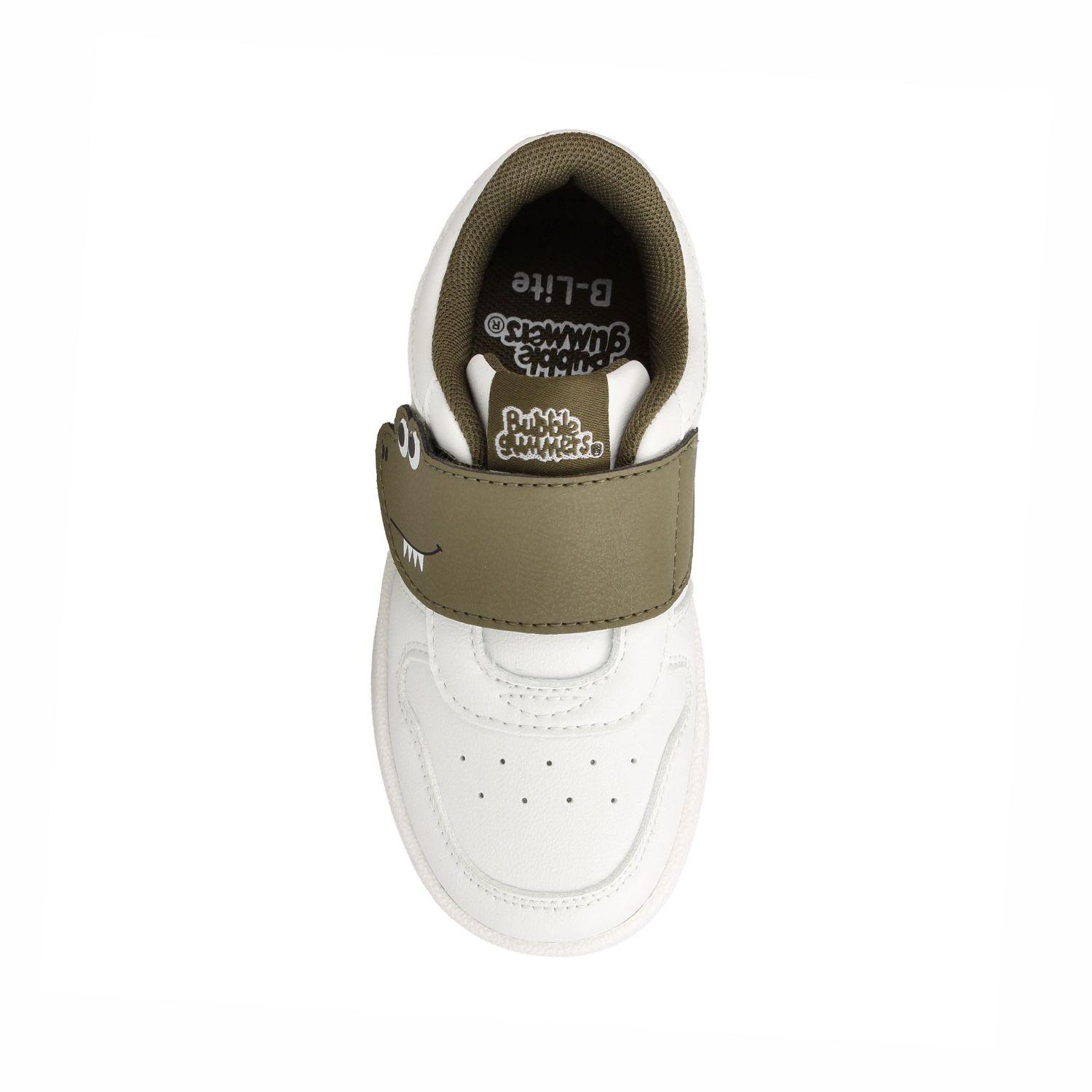 Zapatilla Niño Bubblegummers Clavel Blanco/Verde-3