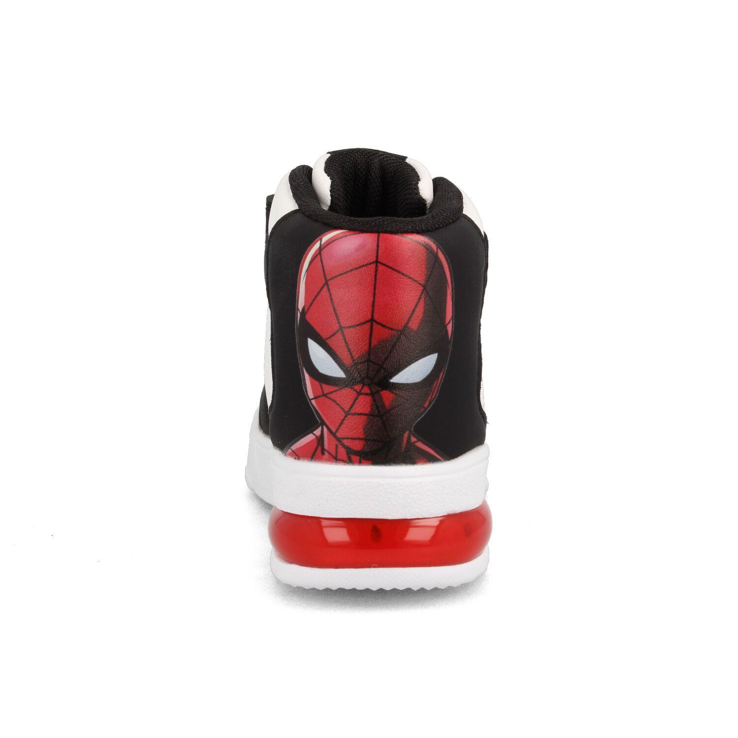 Zapatilla Niño Bubblegummers Spiderman Blanco - Negro-2
