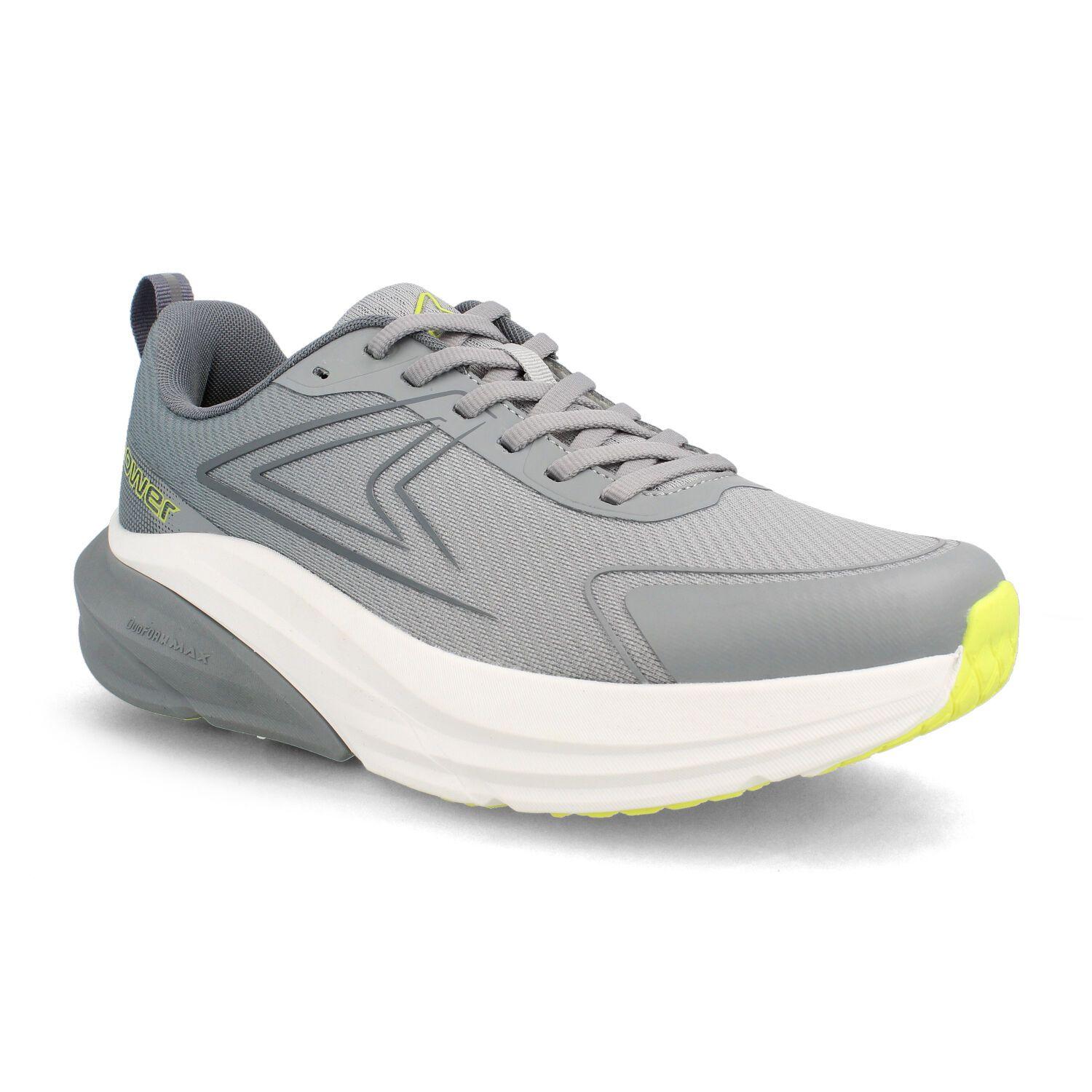 Zapatilla Hombre Power Duofoam Max 500 Delux Gris - Verde-1