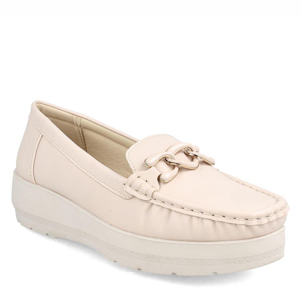 Mocasin Mujer Bata Mara Blanco-0