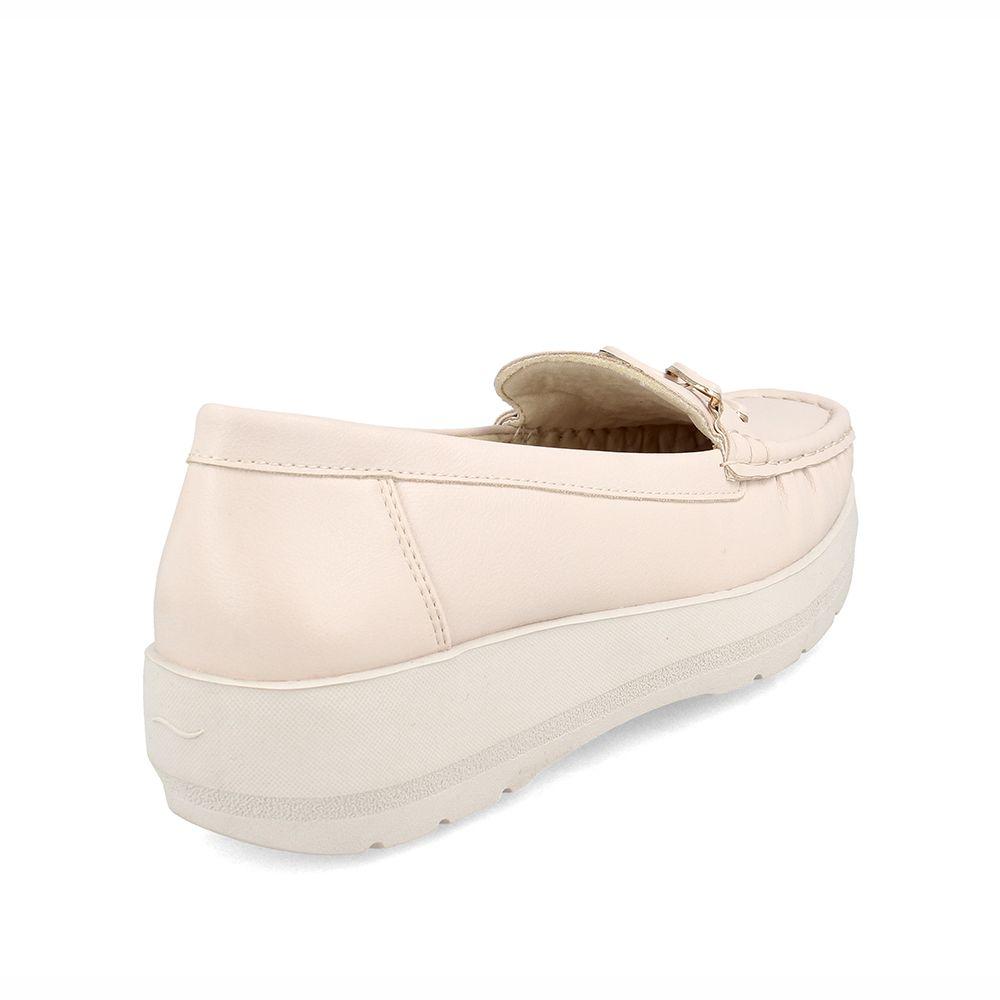 Mocasin Mujer Bata Mara Blanco-3