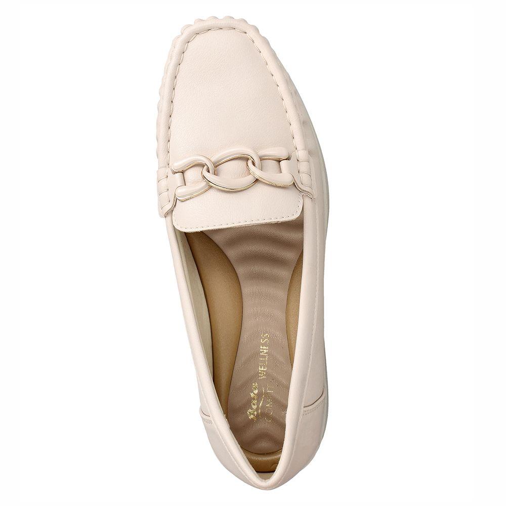 Mocasin Mujer Bata Mara Blanco-5