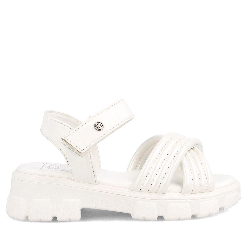SANDALIA NIÑA BUBBLEGUMMERS BANKY BLANCO 34-38-4