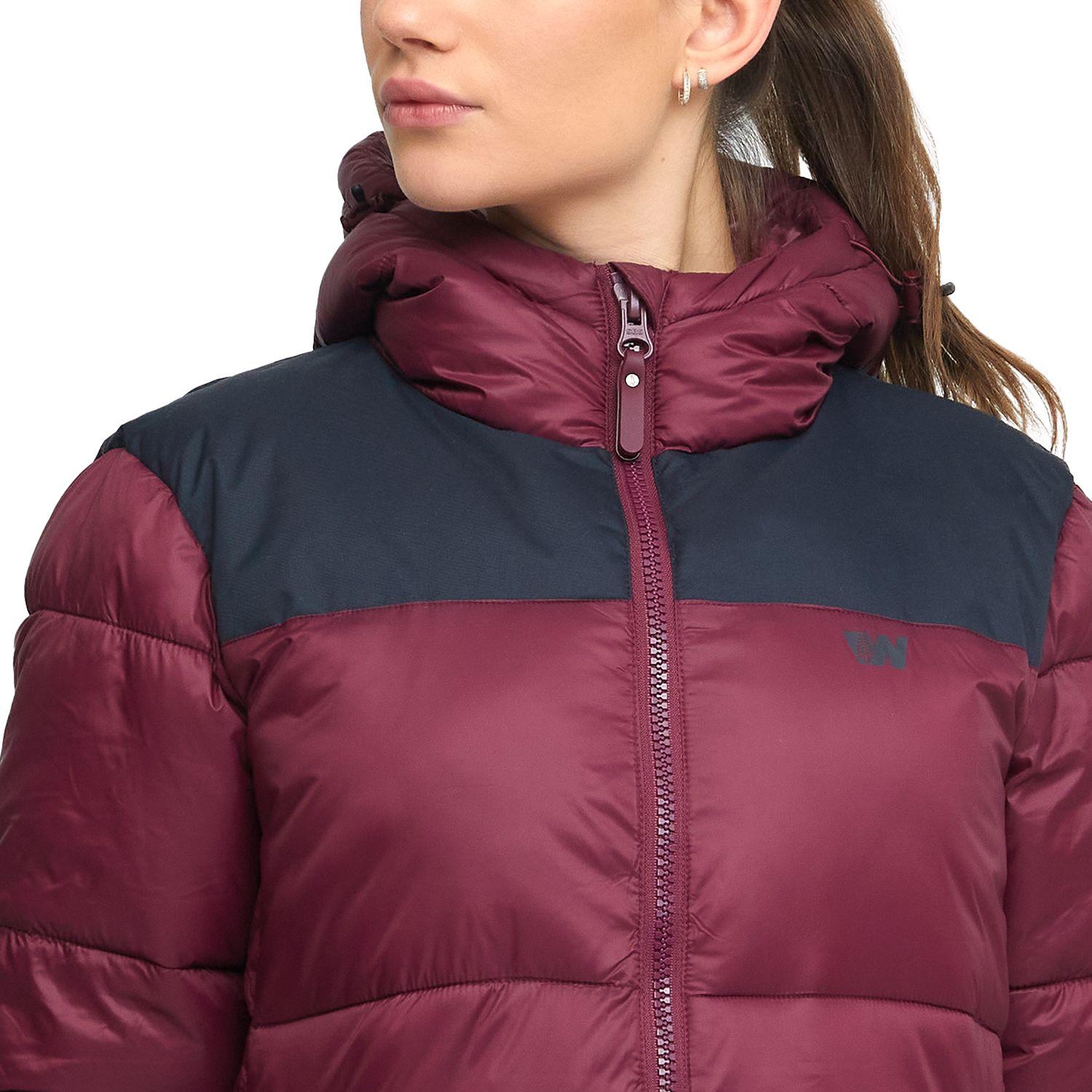 PARKA MUJER WEINBRENNER PORTLAND VINO - NEGRO-3