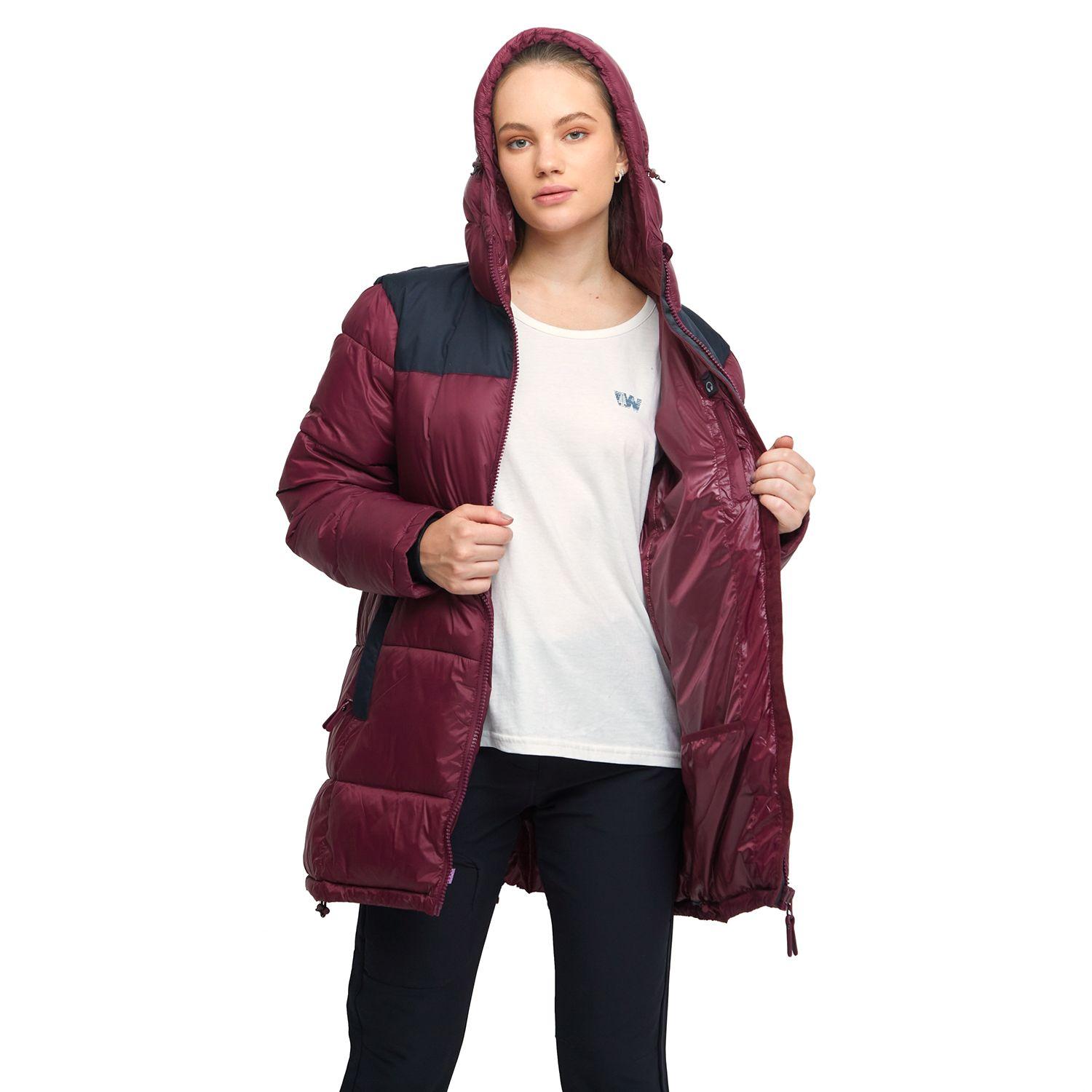 PARKA MUJER WEINBRENNER PORTLAND VINO - NEGRO-4