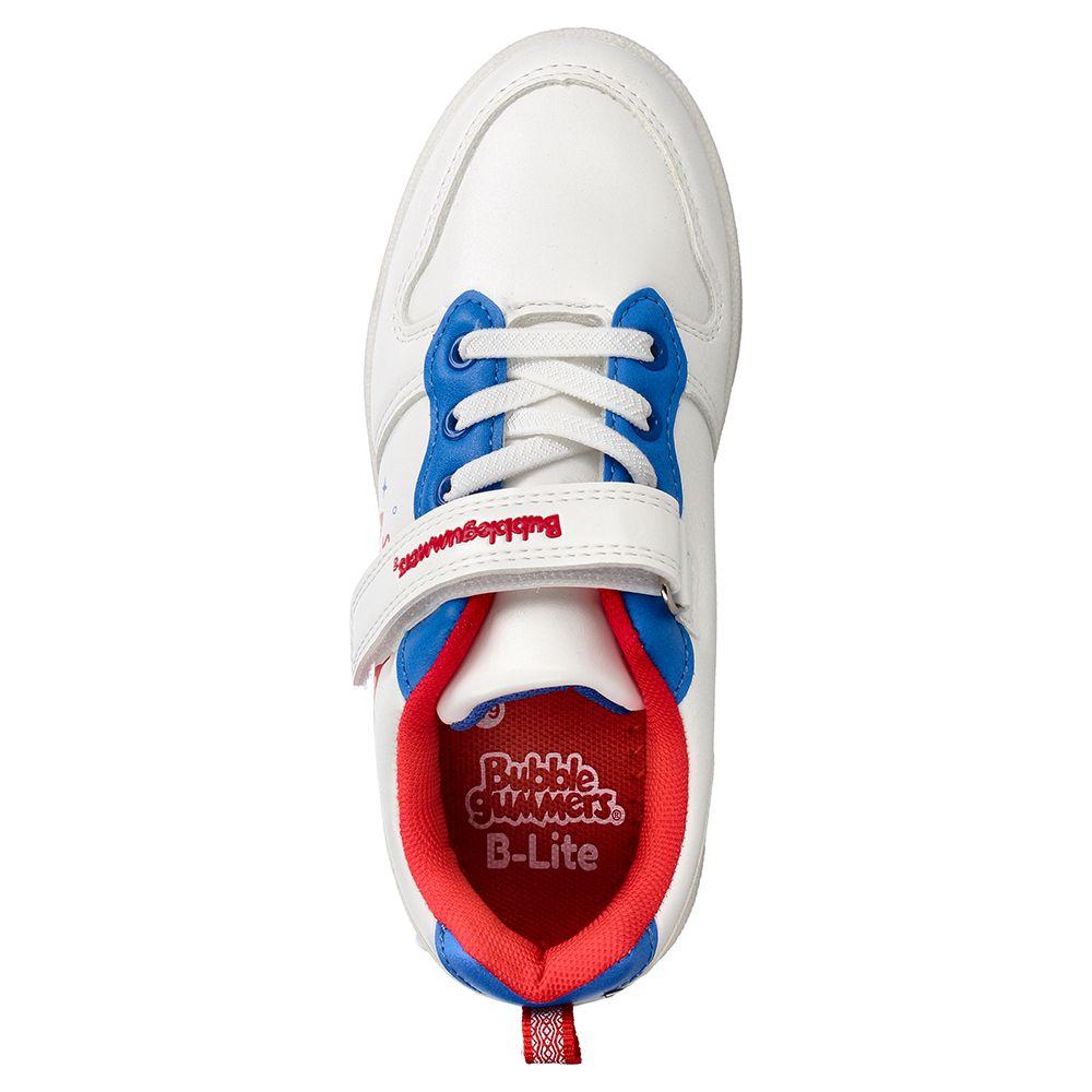 Zapatilla Niño Bubblegummers Clavel Blanco-5
