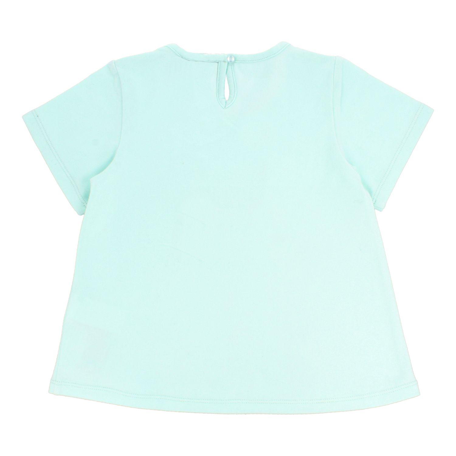 Polera Manga Corta Niña Bubblegummers Peach Aqua I-1