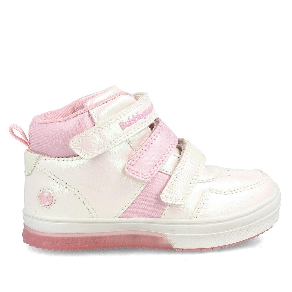 Botín Niña Luces Bubblegummers Neon Rosado-0