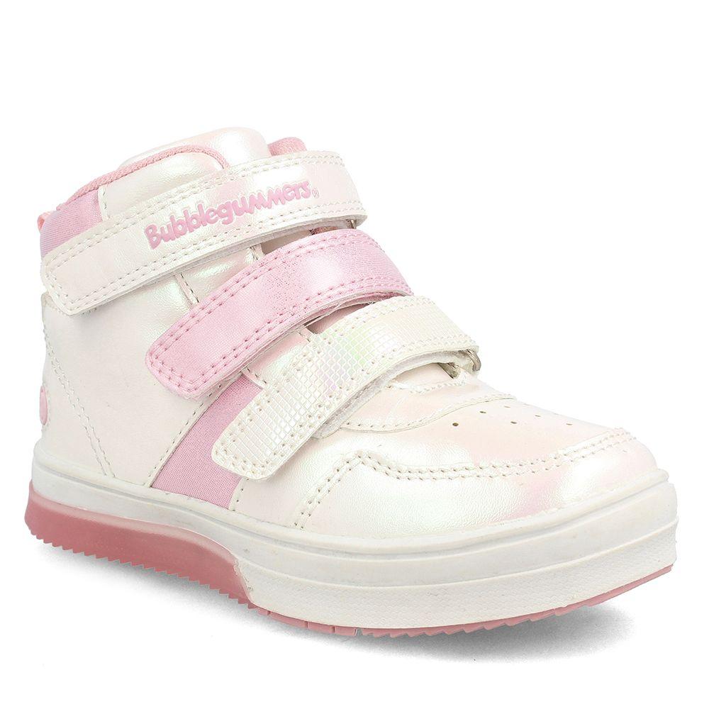 Botín Niña Luces Bubblegummers Neon Rosado-1