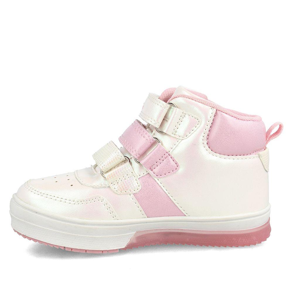 Botín Niña Luces Bubblegummers Neon Rosado-4