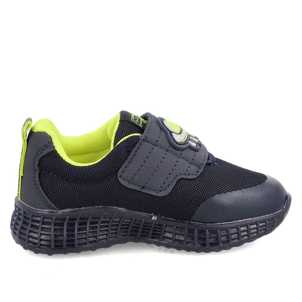 Zapatilla Niño Luces Bubblegummers Solaris Azul Marino-4