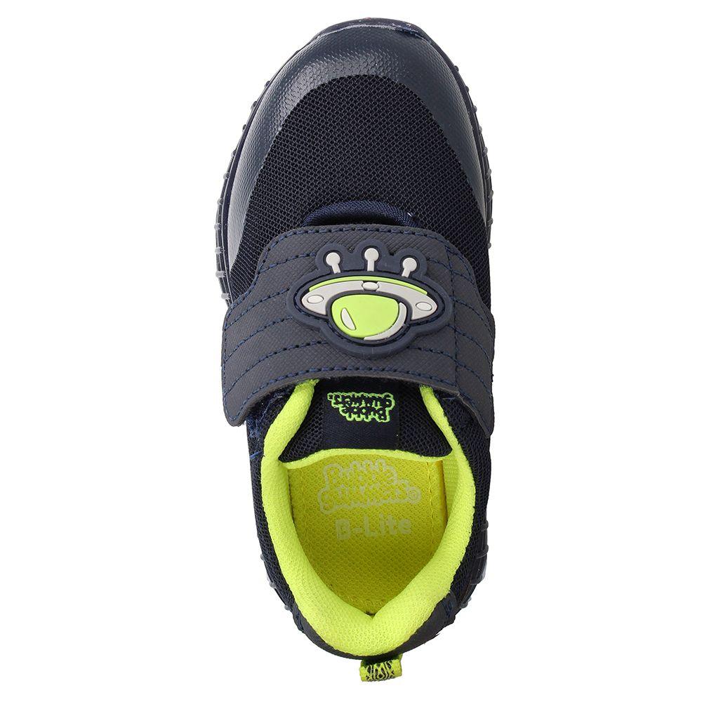 Zapatilla Niño Luces Bubblegummers Solaris Azul Marino-5